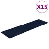 vidaXL Stufenmatten Selbstklebend 15 Stk. 76x20 cm Marineblau Rechteckig