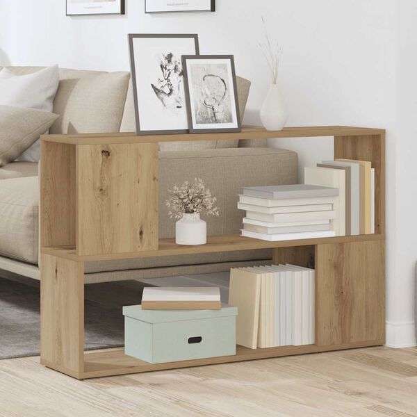 vidaXL B&uuml;cherregal Artisan-Eiche 100x24x63 cm Holzwerkstoff