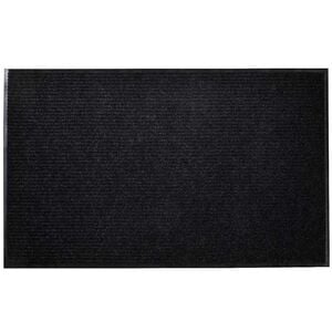 vidaXL T&uuml;rmatte Schwarz 120 x 180 cm PVC