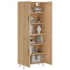 vidaXL Highboard Sonoma-Eiche 69,5x34x180 cm Holzwerkstoff