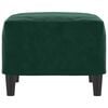 vidaXL Fu&szlig;hocker Dunkelgr&uuml;n 60x50x41 cm Samt