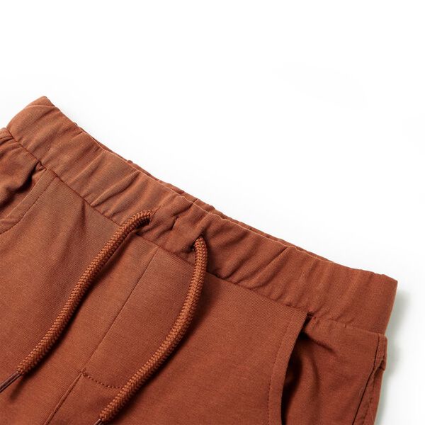 Kindershorts mit Kordelzug Braun 140