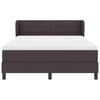 vidaXL Boxspringbett mit Matratze Dunkelbraun 140 x 190 cm Stoff