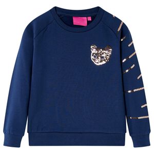 vidaXL Kinder-Sweatshirt Marineblau 92