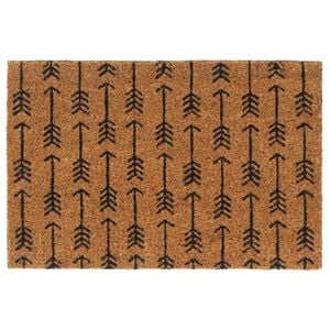 vidaXL Fu&szlig;matte Natur 40x60 cm Kokosfaser Getuftet