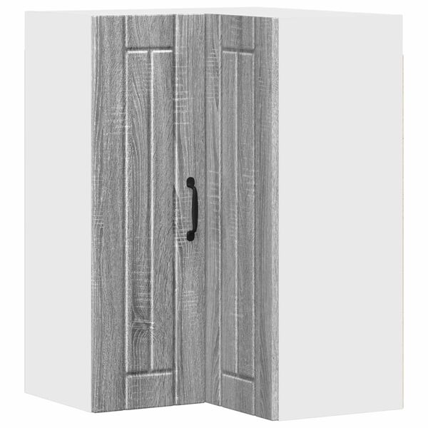 vidaXL K&uuml;chenschrank Lucca Graues Sonoma 57 x 57 x 80 cm Holzwerkstoff