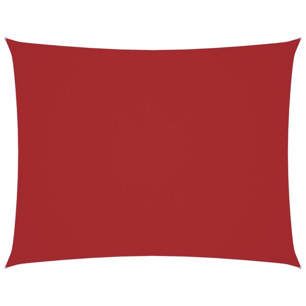 vidaXL Sonnensegel Oxford-Gewebe Rechteckig 2x3 m Rot