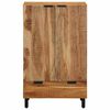 vidaXL Highboard mit Regal Natur 60 x 33,5 x 100 cm Massivholz Akazie