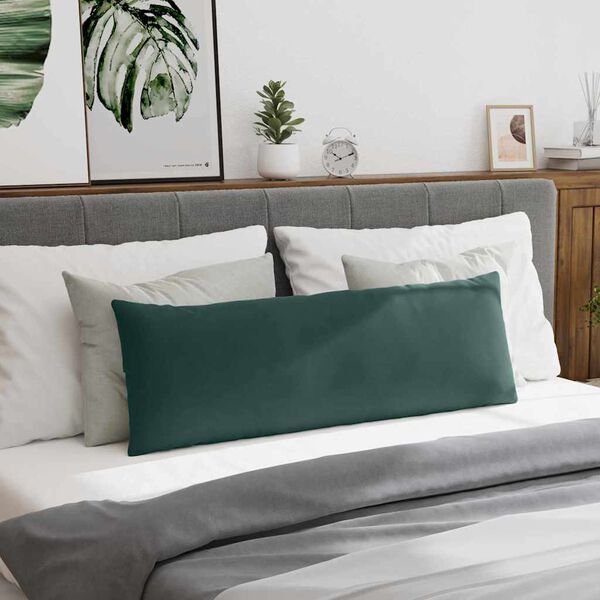 vidaXL Sofakissen 2 Stück Dunkelgrün 120 x 40 cm Cordstoff