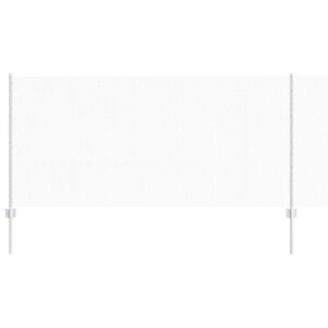 vidaXL Zaun mit Pfosten Silber