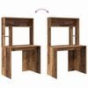 vidaXL Schreibtisch mit Regal Altholz 91 x 50 x 149 cm Holzwerkstoff