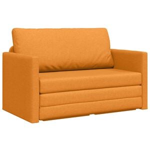 vidaXL Schlafsofa Dunkelgelb 124 x 71 x 78 cm Stoff