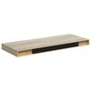 vidaXL Schwebende Wandregale 4 Stk. Eichefarben 60x23,5x3,8cm MDF