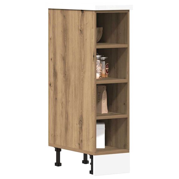 vidaXL Unterschrank Riga Artisan-Eiche 20x44,5x81,5 cm Holzwerkstoff