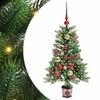 vidaXL Weihnachtsbaum mit 150 LEDs mit St&auml;nder Gr&uuml;n 90 cm PE