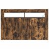 vidaXL Sideboard Ger&auml;ucherte Eiche 116 x 30 x 75 cm Holzwerkstoff