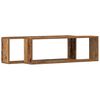 vidaXL Wandregale 2 stk. Altholz 80 x 15 x 26 cm Holzwerkstoff