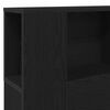 vidaXL Kopfteil Schrank Schwarz Eichen-Optik 140 x 19 x 104,5 cm