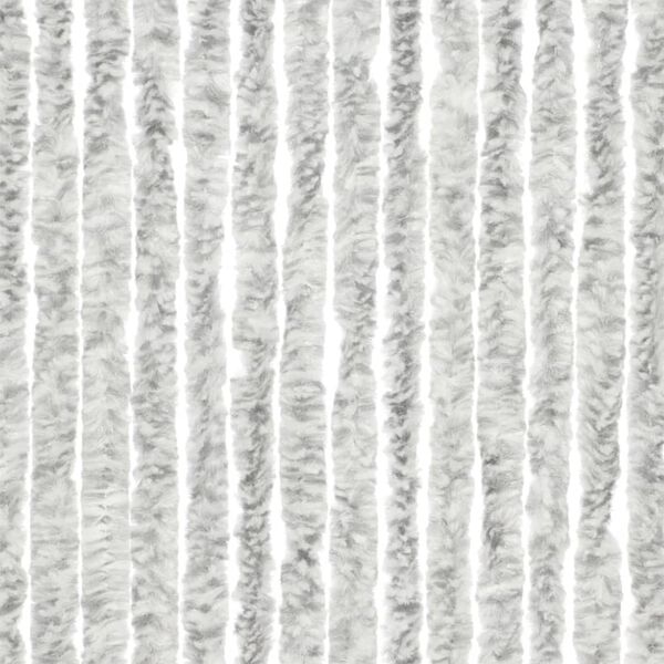 Travellife Insektenschutz f&uuml;r T&uuml;ren Chenille Rain 185x56 cm Grau/Wei&szlig;
