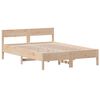 vidaXL Massivholzbett ohne Matratze 150x200 cm Kiefernholz
