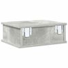 vidaXL Nachttisch Beton Grau 40 x 31 x 15 cm Holzwerkstoff