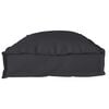 vidaXL Pallet Kissen Set 2 pcs Schwarz 100 x 40 x 8 cm Oxford-Stoff