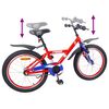 vidaXL Kinderfahrrad 18 Zoll f&uuml;r 5-7 Jahre alt Rot