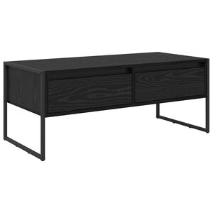 vidaXL Couchtisch Schwarz Eichen-Optik 100 x 46 x 40 cm Holzwerkstoff