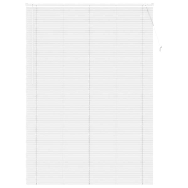 vidaXL Venetianer Jalousie Verstellbar Wei&szlig; 213 x 130 cm PVC