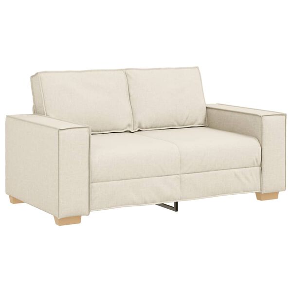 vidaXL 2-Sitzer Sofa Leinen 160x78x84 cm