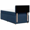 vidaXL Boxspringbett mit Matratze Blau 80x200 cm Stoff