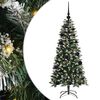 vidaXL K&uuml;nstlicher Weihnachtsbaum mit 150 LEDs mit St&auml;nder Gr&uuml;n 120 cm