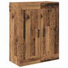 vidaXL Highboard 2 pcs Altholz Holzwerkstoff