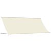 vidaXL Markise Einziehbar Creme 350x150 cm Stoff und Stahl