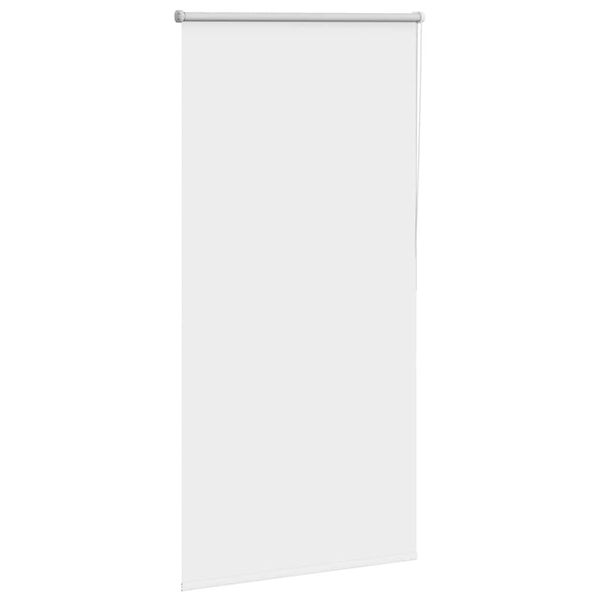 vidaXL Verdunkelungsrollo Wei&szlig; 85x130cm Stoffbreite 80,7 cm Polyester