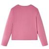 Kinder-Langarmshirt Himbeerrosa 128