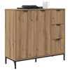 vidaXL Sideboard Artisan-Eiche 89,5 x 33 x 82 cm Holzwerkstoff