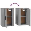 vidaXL 3-tlg. TV-Schrank-Set Grau Sonoma Holzwerkstoff