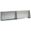 vidaXL St&uuml;tzmauer 2 stk. 80 x 12 x 50 cm Verzinkter Stahl Silber