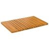vidaXL Badematte Uni Braun 59 x 40 cm Holz