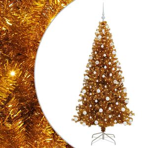 vidaXL Weihnachtsbaum Gold 180 cm PET