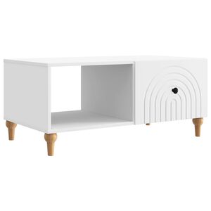 vidaXL Couchtisch Wei&szlig; 90 x 50 x 40 cm Holzwerkstoff