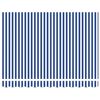 vidaXL Markise Einziehbar Blau und Wei&szlig; 3x2,5 m Stoff und Aluminium