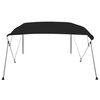 vidaXL 4-Bow Bimini-Top Schwarz 243x180x137 cm