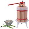 vidaXL 2-tlg. Obst- & Weinpresse und M&uuml;hle-Set