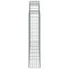 vidaXL Gabionen mit Hochbogen 7 Stk. 200x30x140/160cm Verzinktes Eisen