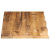 vidaXL Tischplatte 110x60x2,5 cm Baumkante Massivholz Raues Mangoholz