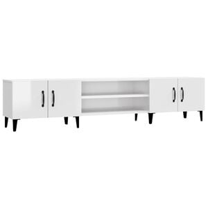 vidaXL TV-Schrank Hochglanz-Wei&szlig; 180x31,5x40 cm Holzwerkstoff