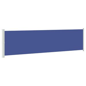 vidaXL Seitenmarkise Ausziehbar 600x160 cm Blau