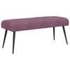vidaXL Bank mit Knopfheftung Lila 110 x 40 x 46 cm Samt